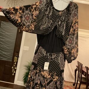 Free People Floral Patterned Dress